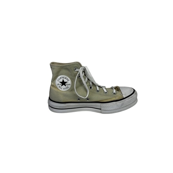 Converse Women's Chuck Taylor All Star Beige High Top‎ Sneaker Sz 9 Basketball - Picture 6 of 14